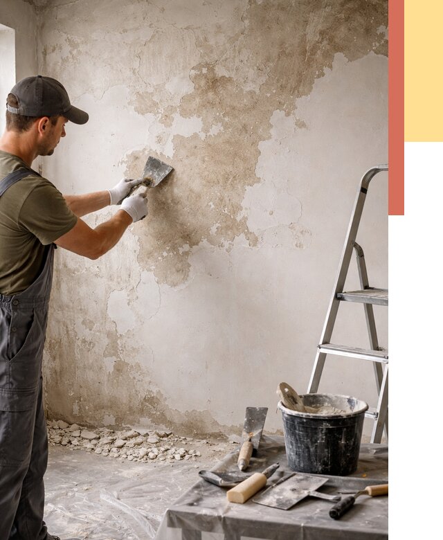 Снятие старой шпаклевки в Георгиевске от 1907 руб. — быстро и недорого | ОТДЕЛОЧНИК-Грг