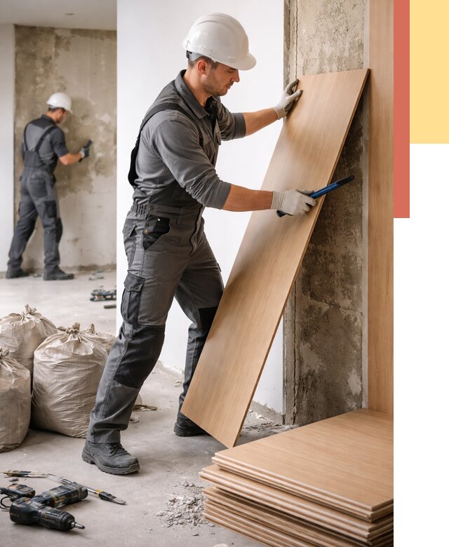 Демонтаж стеновых панелей в Георгиевске от 3607 руб. за м² быстро и недорого | ОТДЕЛОЧНИК-Грг