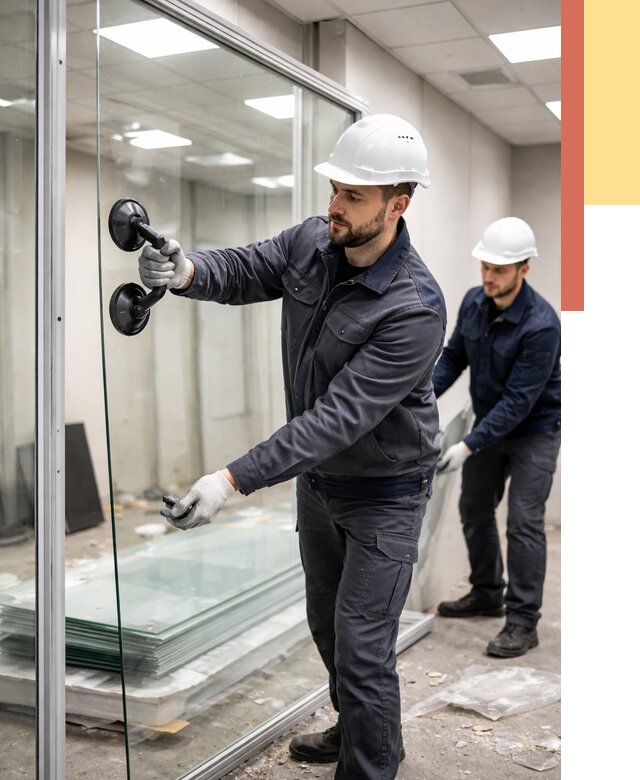 Демонтаж стеклянных перегородок в Георгиевске от 3298 руб. — быстро и недорого | ОТДЕЛОЧНИК-Грг