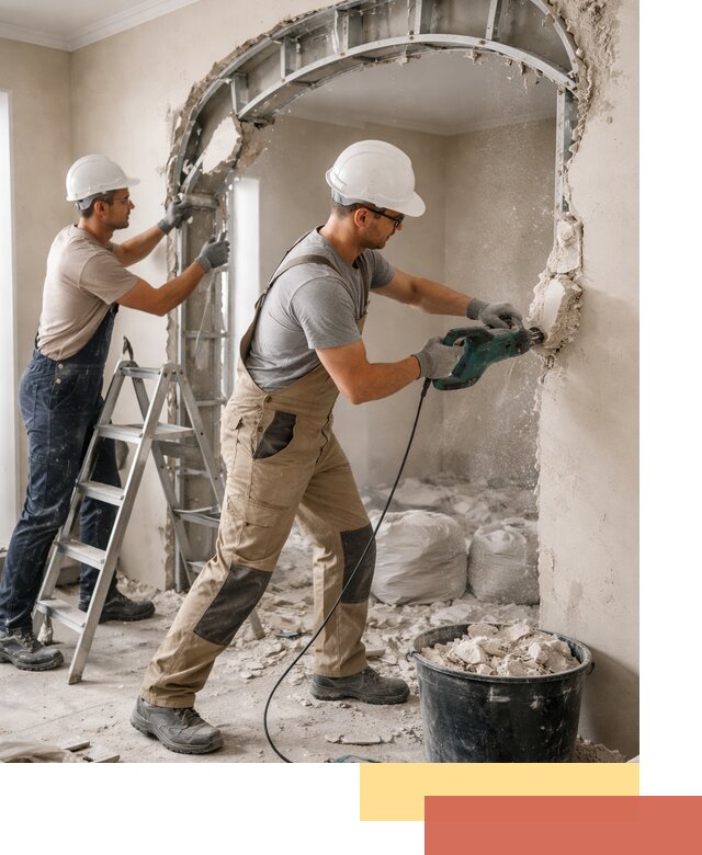 Демонтаж гипсокартонной арки в Георгиевске быстро и аккуратно