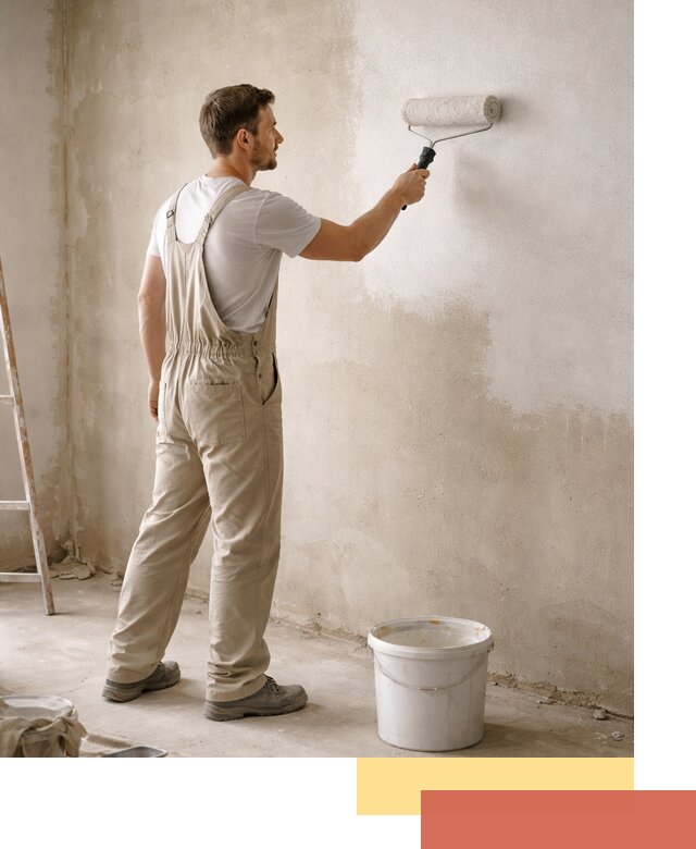 Грунтовка стен под отделку в Георгиевске профессиональным раствором