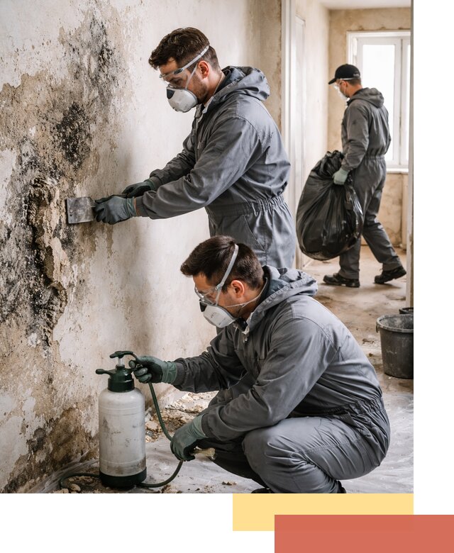 Удаление плесени со стен профессионально в Георгиевске