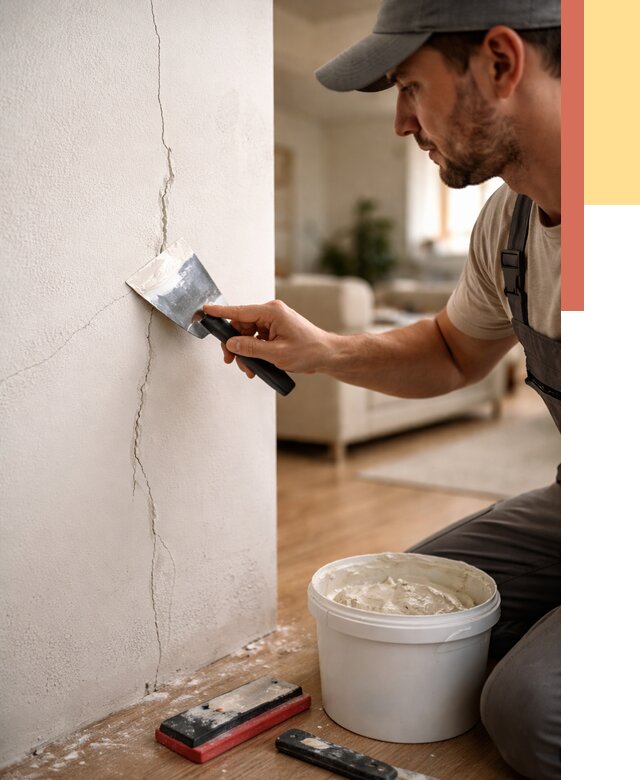 Заделка трещин и сколов в Георгиевске от 2525 руб. — быстро и недорого | ОТДЕЛОЧНИК-Грг