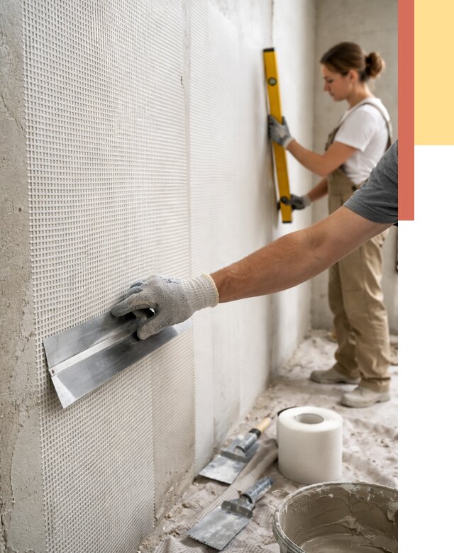 Армирование стен стеклосеткой в Георгиевске от 3298 руб. под ключ | ОТДЕЛОЧНИК-Грг