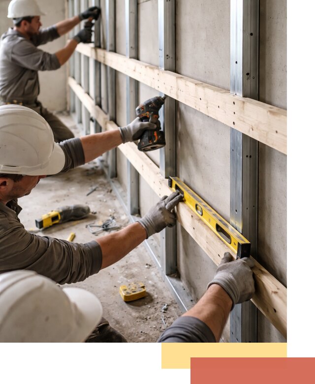 Устройство обрешетки под панели в Георгиевске