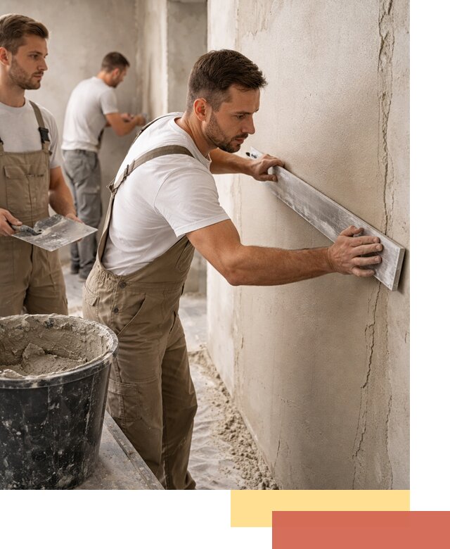 Штукатурка стен без маяков в Георгиевске быстро и качественно