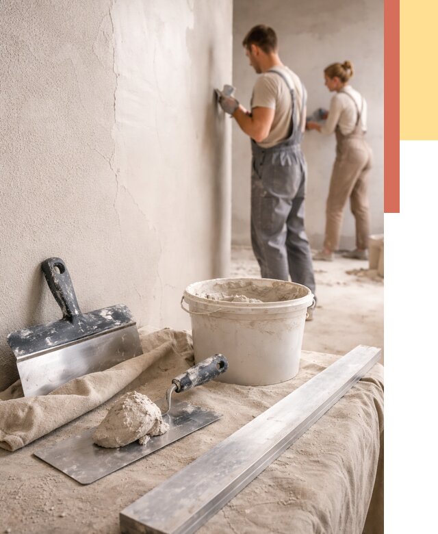 Штукатурка стен гипсовая в Георгиевске от 4638 руб/м2 — быстро и недорого | ОТДЕЛОЧНИК-Грг