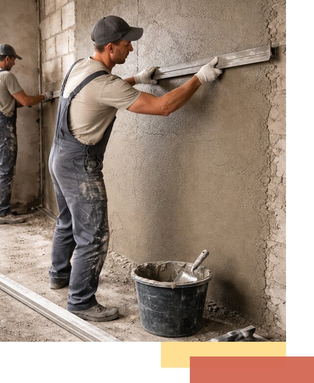 Штукатурка стен цементно-песчаная в Георгиевске профессионально