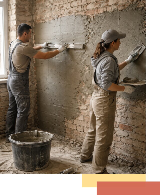 Штукатурка кирпичных стен в Георгиевске — качественно и надежно