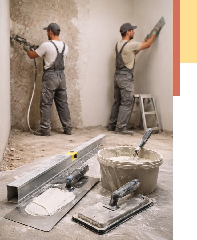 Штукатурка стен под обои в Георгиевске от 4638 руб./м2 — выравнивание под обои | ОТДЕЛОЧНИК-Грг