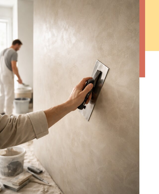 Венецианская штукатурка в Георгиевске от 3607 руб/м² — нанесение стен под ключ | ОТДЕЛОЧНИК-Грг