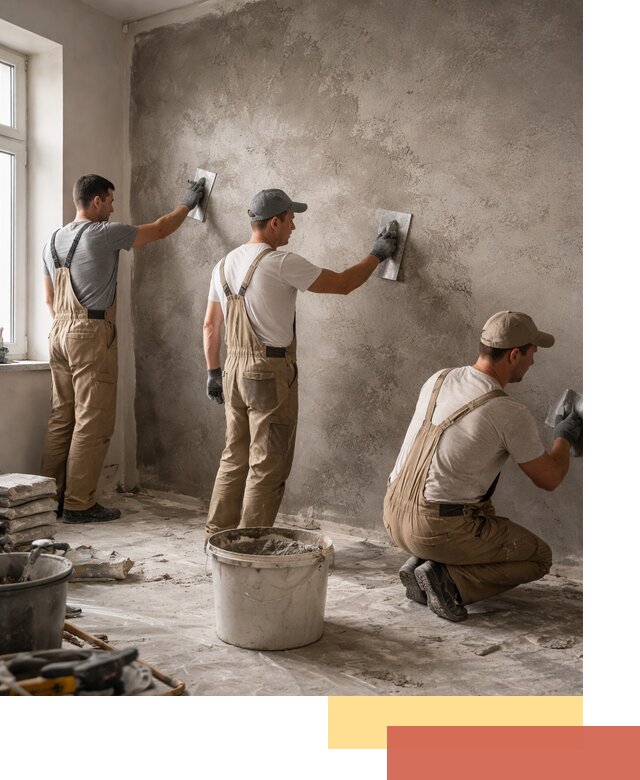 Декоративная штукатурка под бетон в Георгиевске для стен и потолков