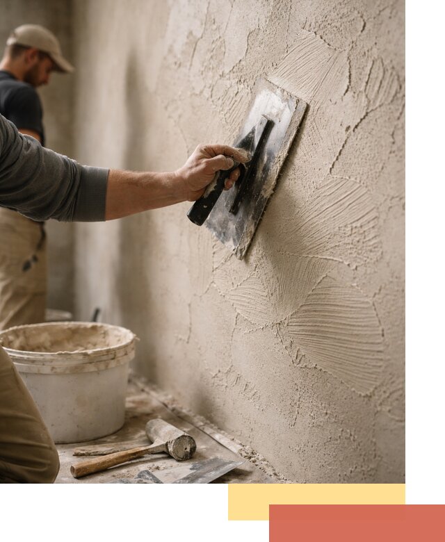 Фактурная штукатурка стен в Георгиевске — монтаж, отделка, реставрация