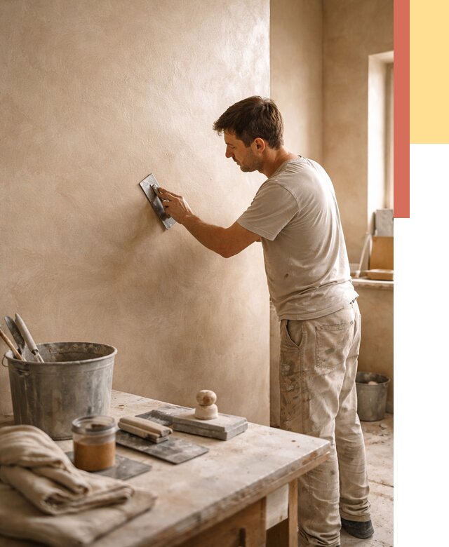 Марокканская штукатурка таделакт в Георгиевске под ключ от 4329 руб. | ОТДЕЛОЧНИК-Грг