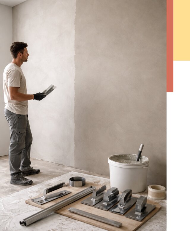 Нанесение микроцемента на стены в Георгиевске от 3298 руб./м2 под ключ | ОТДЕЛОЧНИК-Грг