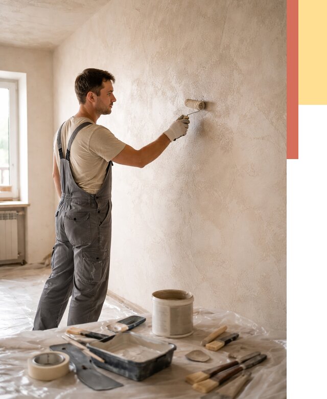 Нанесение лессирующей краски по декоративке в Георгиевске от 1804 руб. | ОТДЕЛОЧНИК-Грг