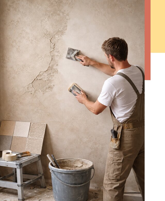 Ремонт декоративной штукатурки в Георгиевске от 4638 руб. под ключ | ОТДЕЛОЧНИК-Грг