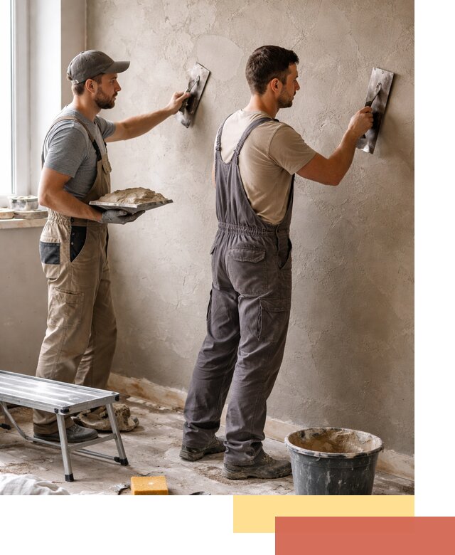 Ремонт декоративной штукатурки и восстановление фактуры в Георгиевске