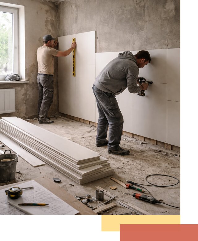 Монтаж ПВХ панелей на стены в Георгиевске качественно и быстро