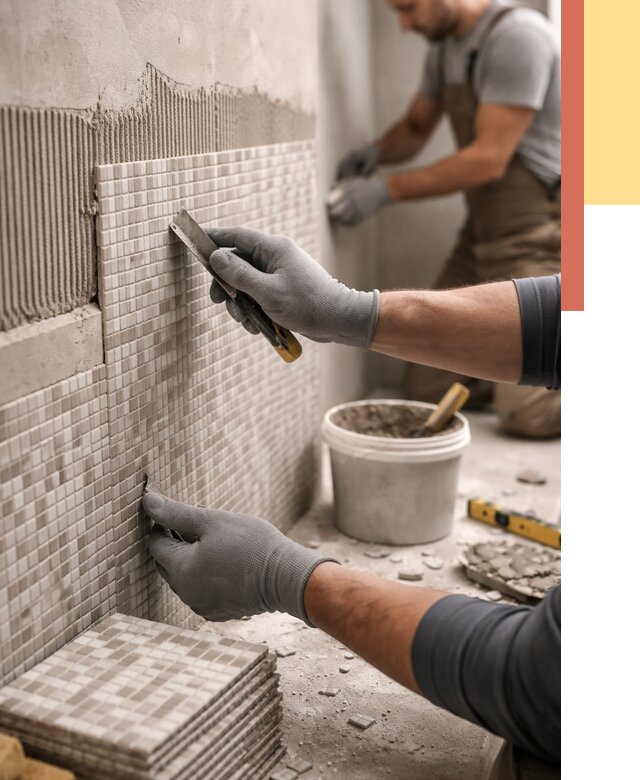 Облицовка стен мозаикой в Георгиевске от 3298 руб/м2 — укладка мозаики на стены | ОТДЕЛОЧНИК-Грг