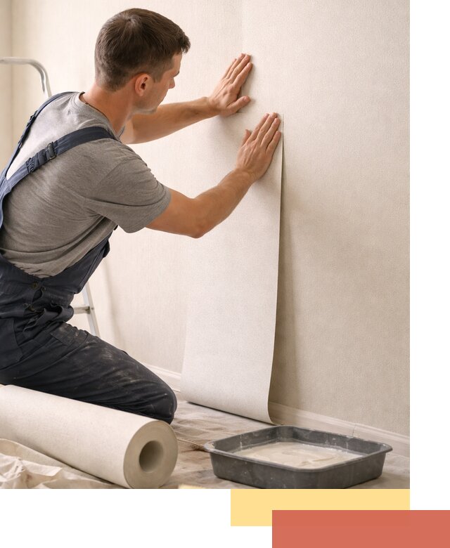 Поклейка флизелиновых обоев в Георгиевске качественно и быстро