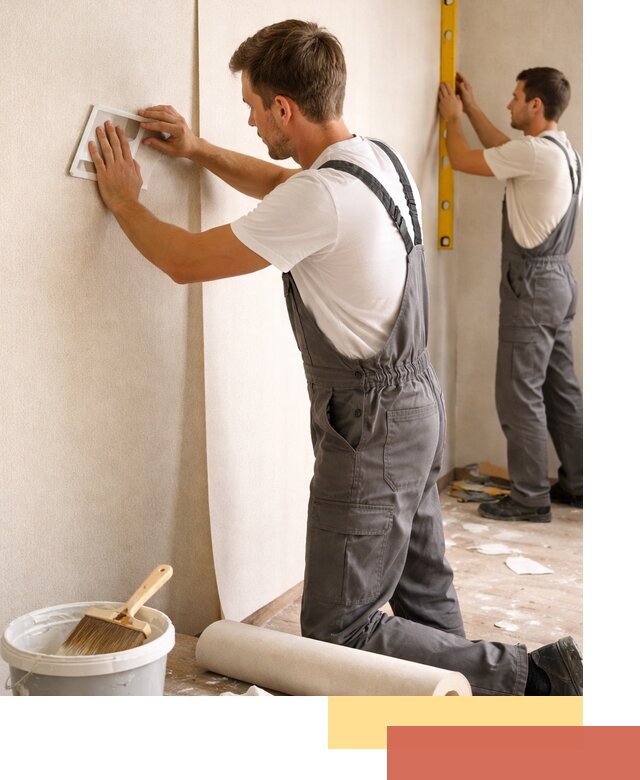 Поклейка бумажных обоев в Георгиевске качественно и недорого