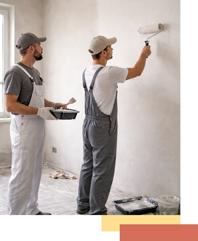 Покраска стен водоэмульсионной краской в Георгиевске