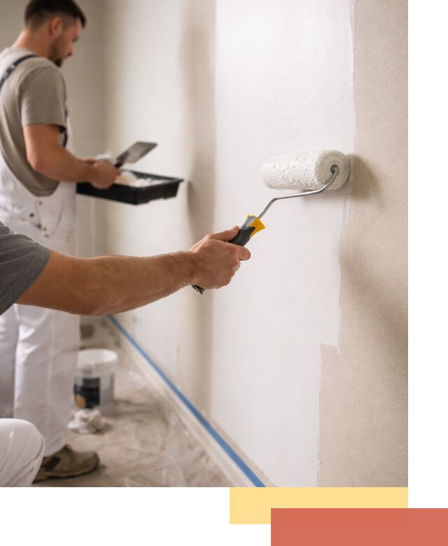 Покраска стен акриловой краской профессионально в Георгиевске