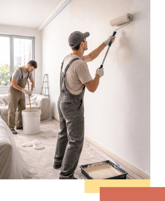 Покраска стен в офисе в Георгиевске — быстрый и качественный ремонт