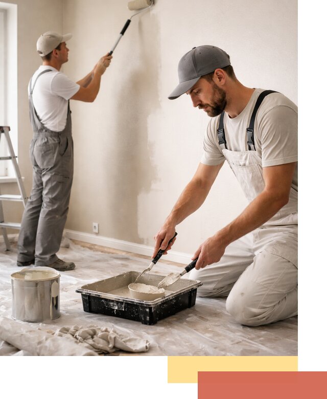 Покраска стен в квартире в Георгиевске — профессионально и аккуратно