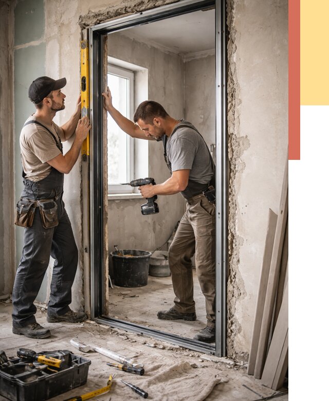 Закладка дверного проема в Георгиевске от 3607 руб. — быстро и недорого | ОТДЕЛОЧНИК-Грг