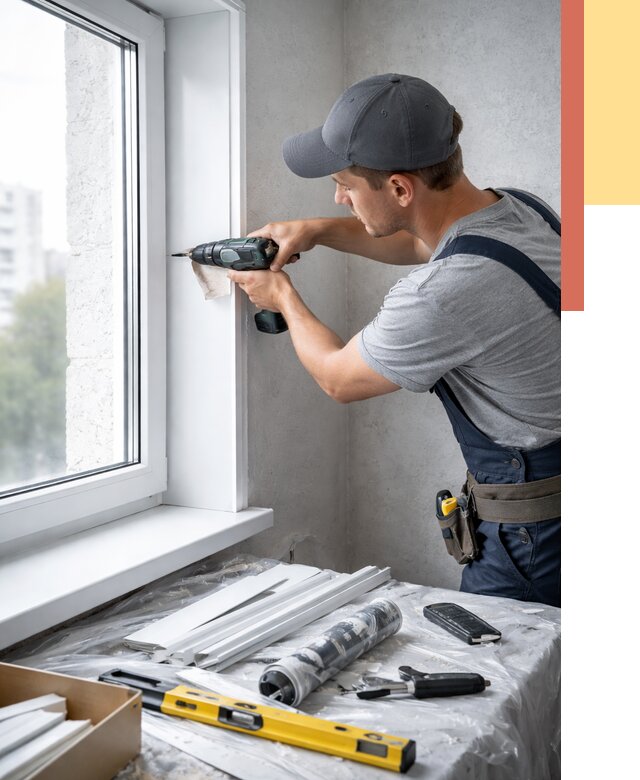 Установка пластиковых откосов в Георгиевске от 2319 руб. | ОТДЕЛОЧНИК-Грг монтаж, быстро и недорого