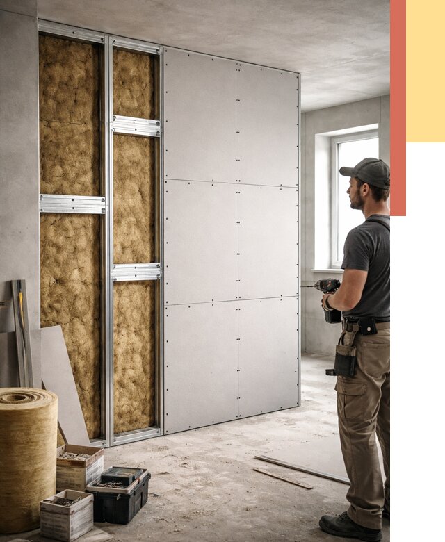 Усиленная перегородка под навеску в Георгиевске от 13193 руб. — монтаж под ключ | ОТДЕЛОЧНИК-Грг