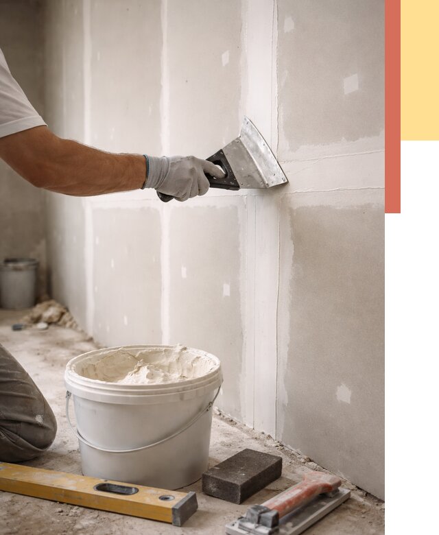 Шпаклевка перегородок из гипсокартона в Георгиевске от 2577 руб. — услуги ОТДЕЛОЧНИК-Грг