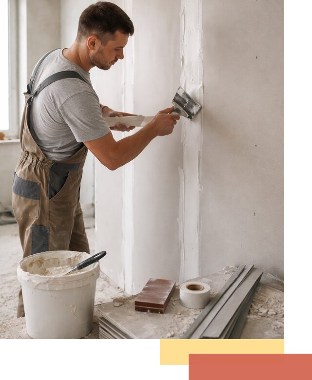 Шпаклевка перегородок из гипсокартона в Георгиевске качественно и быстро