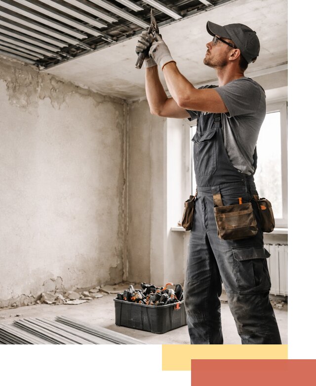 Демонтаж реечного потолка в Георгиевске быстро и аккуратно