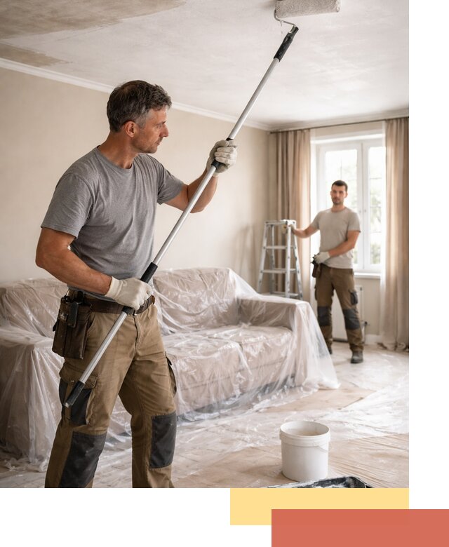 Грунтовка потолка в Георгиевске — подготовка под покраску и отделку