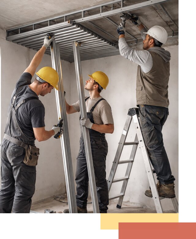 Монтаж реечного потолка под ключ в Георгиевске