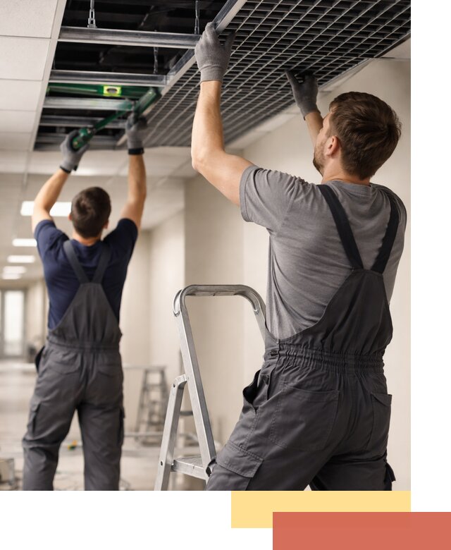 Монтаж потолка Грильято в Георгиевске: установка под ключ качественно