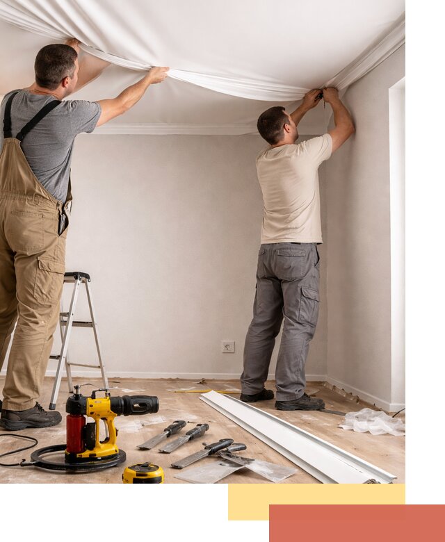 Монтаж ПВХ натяжного потолка в Георгиевске качественно и быстро