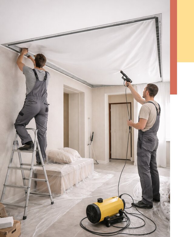 Монтаж натяжного потолка в прихожей в Георгиевске от 2731 руб. под ключ | ОТДЕЛОЧНИК-Грг