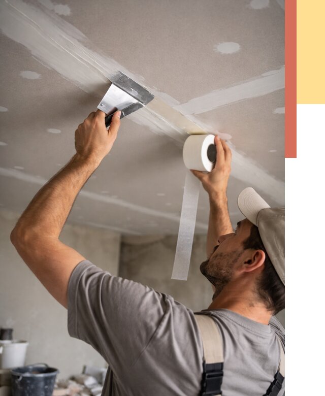 Обработка швов потолка ГКЛ в Георгиевске от 7730 руб. под ключ | ОТДЕЛОЧНИК-Грг