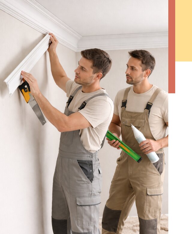 Монтаж потолочного плинтуса в Георгиевске от 2371 руб. — быстро и недорого | ОТДЕЛОЧНИК-Грг