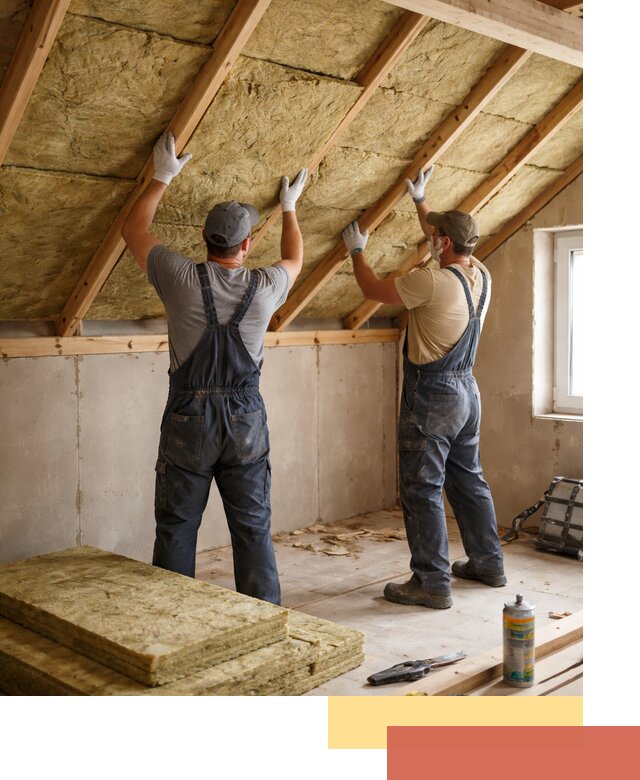 Утепление потолка минеральной ватой в Георгиевске