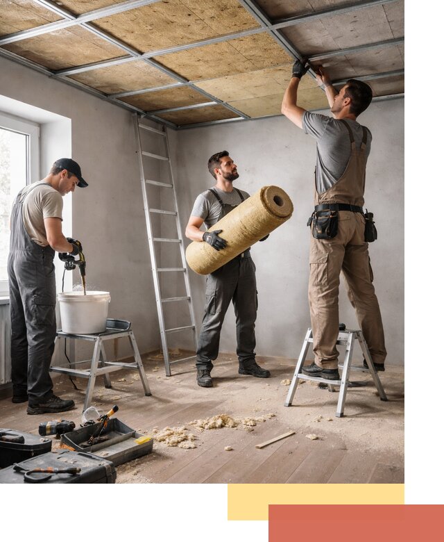 Шумоизоляция потолка в Георгиевске: профессиональный монтаж и отделка